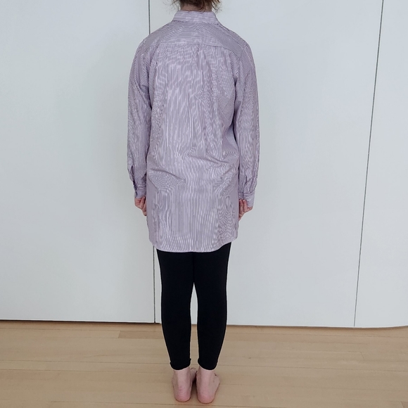 Eileen M Custom Designed Striped Button Down Tunic - Picture 9 of 10